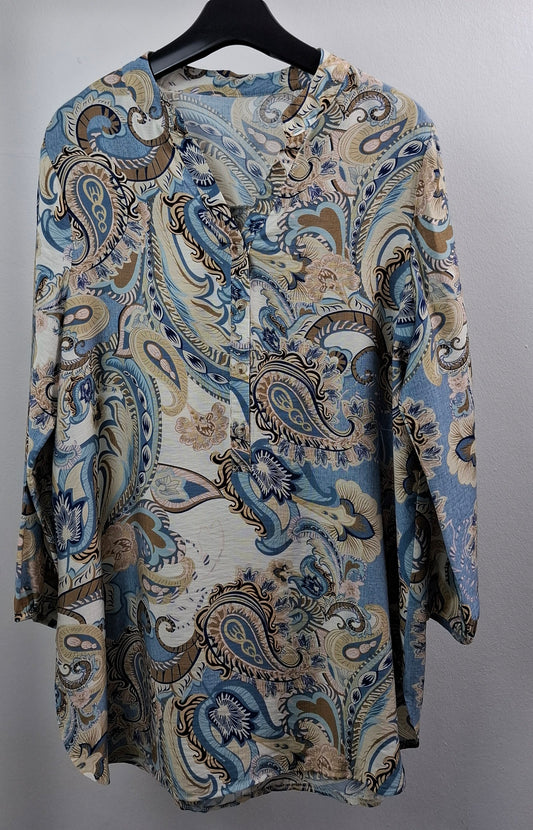 Paisley Print Blouse